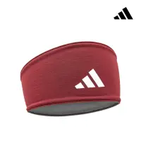 在飛比找momo購物網優惠-【adidas 愛迪達】雙面高彈性吸汗頭帶(煙燻紅)