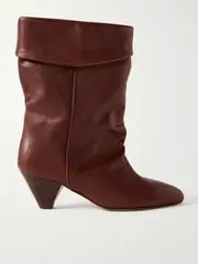 [Isabel Marant] Isabel Marant - Dalby Leather Ankle Boots - Brown - FR39 FR39 Brown