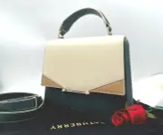 AUTH NWT $700 Strathberry Trinity Tri-Color Leather Top Handle Shoulder Bag