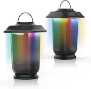Bluetooth Speaker with LED Lights, Wireless Loud Stereo Sound Lantern Speakers, TWS True Wireless Stereo Pairing Patio Speakers, Bluetooth 5.0, Christmas Party Speakers for Garden