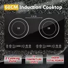 Double/Single Electric Induction Cooktop Portable Kitchen Ceramic Glass Cooker