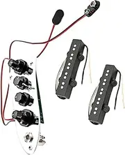 Yardwe 1 Set String Bass Pickup Set Delicate Jb Bass Humbucker Circuit Compact and Lightweight to Use
