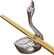 Chopsticks Holder | Spoon Rests - Swan Shape Space-Saving Utensil Stand for Dorm Room Cooking Lessons Spatula Sink RV Picnic Baking Kitchen Tool