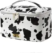 Portable Makeup Bag Cosmetic Bags for Women Medium Pouch Case Purse Make Up