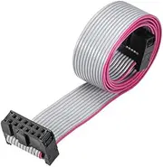 XYWHPGV IDC Wire Flat Cable FC/FC Connector A-type 12Pins 2.54mm Pitch 50cm Length Gray(296fb 76f12 54251 7ab03 656f2 61177