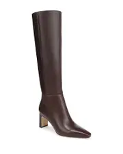 Sam Edelman Women's Sylvia Wide Calf Pointed Toe High Heel Boots