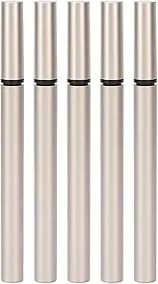 Yomiyuyr Empty Tubes, Plastic Lash Serum Applicator, Refillable Liquid Eyebrow Brush Bottle, Disposable Eyelash Serum Bottles, Set of 5