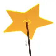 Cazador-del-sol - 6" Suncatcher Medio Stars Set of 3 - Yellow