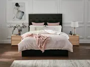 Memphis Diamond Bed Frame - King / Slate