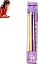 Multicolor Crayons Retracta - Pap 8 in 1 Multicolor Crayons Pens | 8 Colors Multicolor Crayons Pens, Transparent Barrel Oil Pastel Colored Pencil, Art Graffiti Painting Crayons Pens for Students Kids