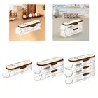Egg Holder for Fridge Egg Tray for Fridge Stackable Large Capacity Automatic