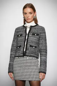 在飛比找ZALORA購物網優惠-Tweed Jacket