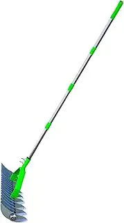 Thatch Rake - Lawn Dethatching Tool, Grass Thatching Rake | Stainless Steel Garden , Heavy Duty Yard , Manual Dethatcher Tool, Durable Soil | Landscaping Gardening Lawn Care Yard