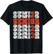 [X.Style] Senior 2023 Football Back to School Football Class of 2023 ds2462 T-Shirt Black