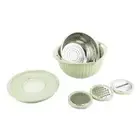 Colander with Mixing Bowl Set - Strainers for Kitchen, Food Strainers and4959