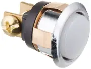 DH1201L 0 Lighted White, Round Chime Push Button