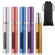 5pcs 5ml Portable Glass Refillable Perfume Atomizer Pump Spray Bottle(40 sets)