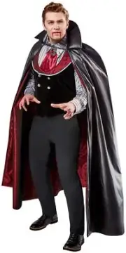 Men's Big and Tall Vintage Vampire Costume - Rubie's