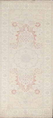 Handmade Chobi Peshawar Oriental Hallway 7' Runner Rug Wool Carpet 3x7 ft