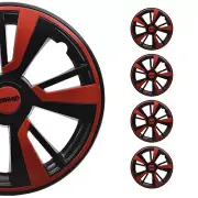 16" Wheel Covers Hubcaps fits Nissan Red Black Gloss