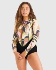 BILLABONG Women's 2/2 SALTY DAYZ L/S Spring Suit - YLF6 - Size XS - NWT