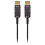 Pro2 4K Active Fibre Optic HDMI 18Gbps Cable High Speed Connector Black 50M