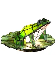 Dale Tiffany Frog Lily Pad Accent Table Lamp