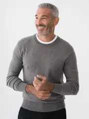Elliotts Wool Blend Crew Neck Knit Pullover