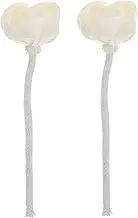 GANAZONO 2pcs Bendable Cotton Rope Flower Diffuser Heads for Essential Oil Fragrance Decoration Replaceable Aroma Accessory for Home Office and Indoor Use