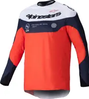 Alpinestars Pro-Dura Motocross Jersey, blue-orange, Size L for Men Blue Orange