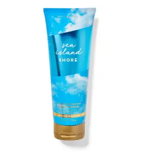 《Bath & Body Works BBW 》保濕香水身體乳霜【海島海岸】Sea Island Shore 226g