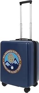 [Ful] Disney Pixar Up 22.5 Inch Carry On Luggage, Hardshell Rolling Suitcase with Spinner Wheels, Blue
