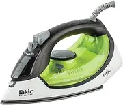 Fakir Eye/Steam Iron, Ceramic Ironing Sole, with Cable, 150 g Steam Bump, Self-Cleaning Function, Anti-Limescale Function, Green - 2600 Watt