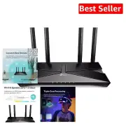 Next-Gen WiFi 6 AX1500 Router - Smooth Streaming & Gaming with Enhanced Coverage