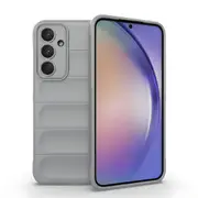 For Samsung Galaxy A35 5G Case Shielding Wavy Cover, Grey