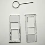 Single SIM Tray for Samsung Galaxy A32 SM-A325F SM-A325M with SIM Eject Tool Silver
