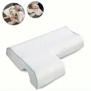 1pc Arched Cuddle Pillow With Slow Rebound Memory Foam For Couples - Anti-pressure Hand Pillow For Right arm