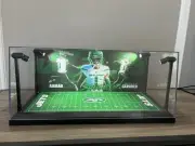 Sauce Gardner Custom 2-card PSA & BGS display case w/ LED lights - Jets