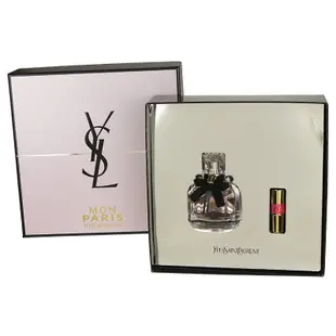 YSL 聖羅蘭~慾望巴黎香水禮盒《香水50ml+情挑誘光水唇膏#49(mini版)》最奢華的