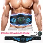 Fitness Massage Electric Abdominal Trainer Belt Device EMS Muscle Stimulator ABS