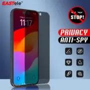 2xFor iPhone 15 14 13 12 11 Pro Max XR X Privacy Tempered Glass Screen Protector
