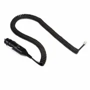 COILED POWER CORD for VALENTINE ONE V1 RADAR DETECTORS 12 ft New