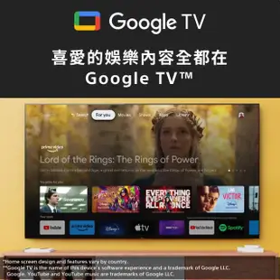 【SONY 索尼】BRAVIA 43型 4K HDR LED Google TV 顯示器(KM-43X80L)