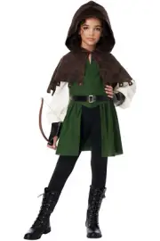 California Costume Robin Princess Of Thieves Child Girl Outfit Medieval 3021-162