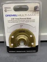 New Dremel MM500 1/8" grout removal blade