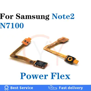 SAMSUNG 適用於三星 Galaxy Note 2 II N7100 電纜更換部件的音量按鈕電源開關按鈕排線