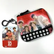 1D Zipper Coin Purse ID Holder I Love One Direction Valentines Heart *NWT*