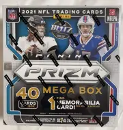 2021 Panini Prizm Football NFL Mega Box Walmart Neon Green Pulsar RC - Sealed