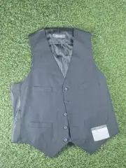 Kenneth Cole Reaction Men's Suit Vest, Black 40R W33 NWT