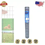 Versatile 36 Inch x 25 Foot Garden Fence - Easy Installation Welded Wire Mesh